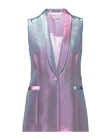 NUNZIA CORINNA Giacca Celeste 49% Poliestere, 34% Cotone, 15% Poliammide, 2% Altre Fibre