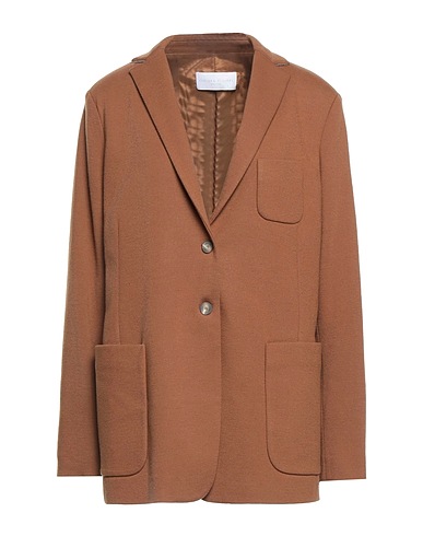 FABIANA FILIPPI Blazer Brown 100% Merino Wool, Viscose