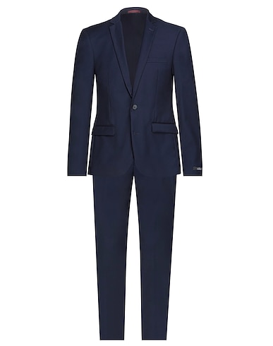 PIER ONE Suits BLU NOTTE 70% Polyester, 28% Viscose, 2% Elastane