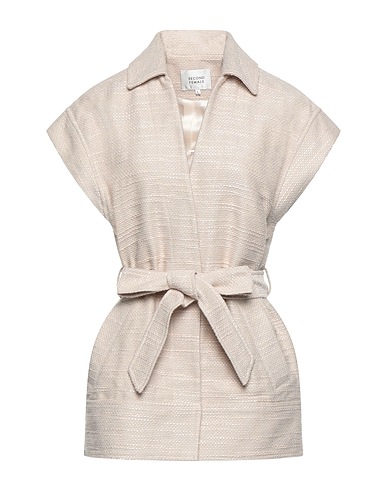 SECOND FEMALE Blazer Beige 50% Cotton, 50% Polyester