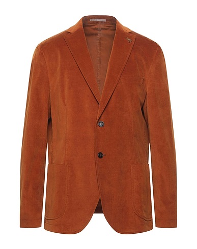 PAOLONI Blazer Brown 97% Cotton, 3% Elastane