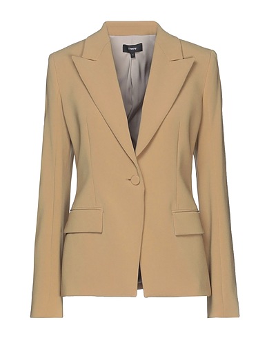 THEORY Blazer Camel 70% Triacetate, 30% Polyester