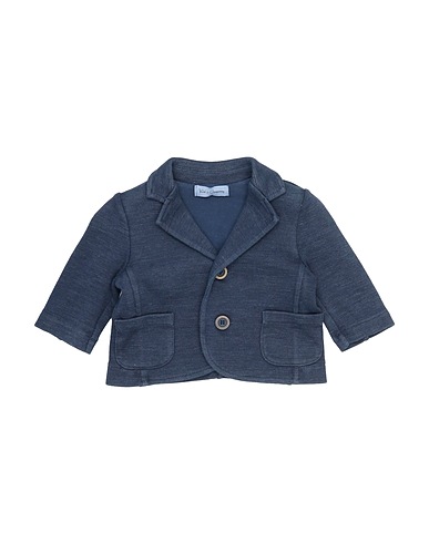 KID'S COMPANY Blazer Slate blue 75% Cotton, 19% Polyester, 6% Polyamide
