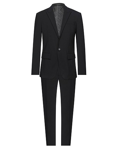 DSQUARED2 Suits Black 95% Virgin Wool, 5% Elastane