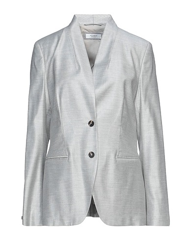 PESERICO Giacca Grigio chiaro 50% Lana Vergine, 47% Viscosa, 3% Elastan