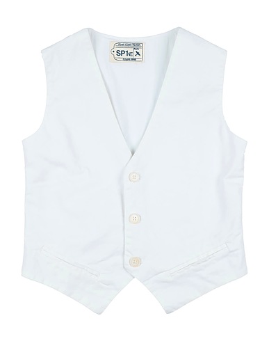 SP1 Waistcoat White 98% Cotton, 2% Elastane