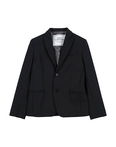 DANIELE ALESSANDRINI Blazer Black 48% Nylon, 48% Cotton, 4% Elastane