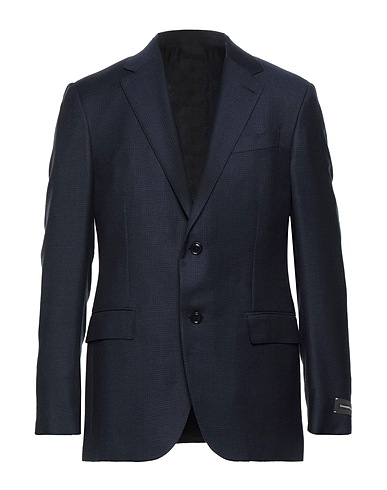 ZEGNA Blazer Midnight blue 95% Wool, 5% Silk