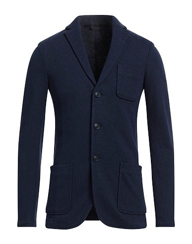 WOOLRICH Blazer Midnight blue 72% Cotton, 20% Acrylic, 3% Polyester, 3% Viscose, 2% Polyamide