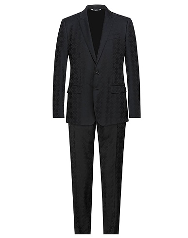 DOLCE&GABBANA Suits Black 100% Virgin Wool