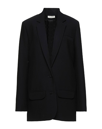 MALAIKA RAISS Blazer Black 95% Virgin Wool, 5% Elastane