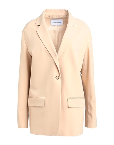 CALVIN KLEIN Blazer RELAXED TAILORED BLAZER
 Sand 53% Polyester, 43% Wool, 4% Elastane