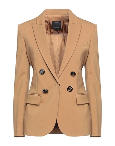 PINKO Blazer Camel 67% Viscose, 28% Polyamide, 5% Elastane