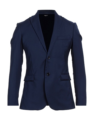 SIMBOLS Blazer Navy blue 100% Super 100s Wool
