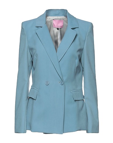 DENNY ROSE Blazer Sky blue 93% Viscose, 7% Polyester