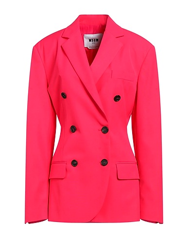 MSGM Blazer Fuchsia 55% Polyester, 45% Virgin Wool