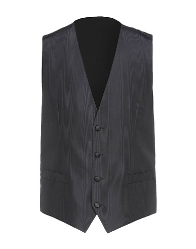 DOLCE&GABBANA Waistcoat Black 100% Silk