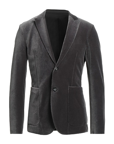 PAOLO PECORA Blazer Piombo 76% Cotone, 21% Poliammide, 3% Elastan