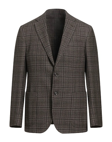 THE GIGI Blazer Dark brown 54% Virgin Wool, 46% Cotton
