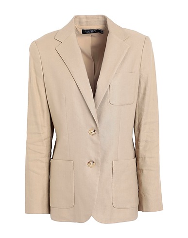 LAUREN RALPH LAUREN Blazer LINEN TWILL BLAZER
 Beige 56% Linen, 44% Viscose