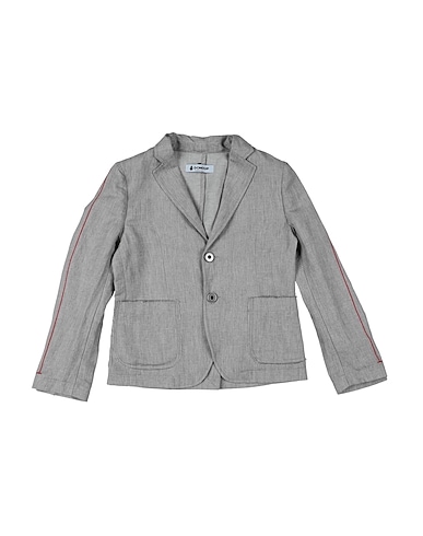 DONDUP Blazer Light grey 62% Linen, 38% Viscose