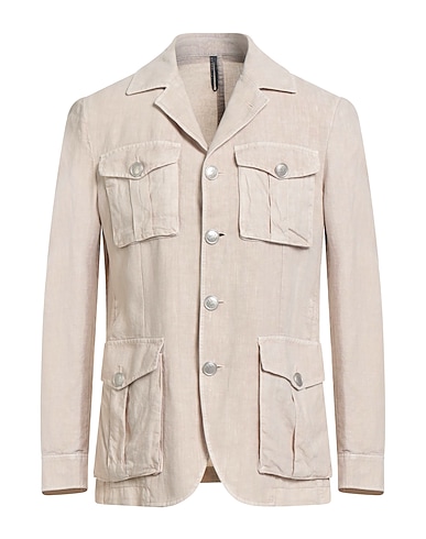 HARMONT & BLAINE Jacket Beige 100% Linen