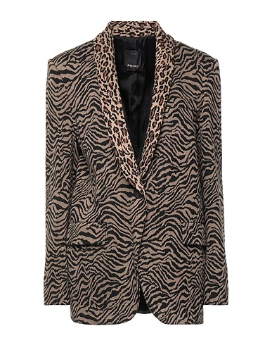 PINKO Blazer Brown 57% Viscose, 40% Polyamide, 3% Elastane