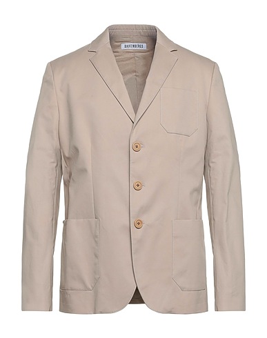 BIKKEMBERGS Blazer Light brown 96% Cotton, 4% Elastane