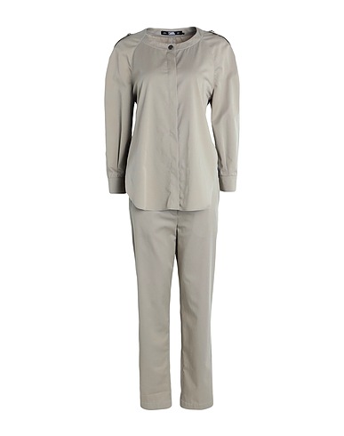 KARL LAGERFELD x AMBER VALLETTA Jumpsuits and Dungarees KLxAV TAILORED JUMPSUIT Khaki 98% Organic cotton, 2% Elastane