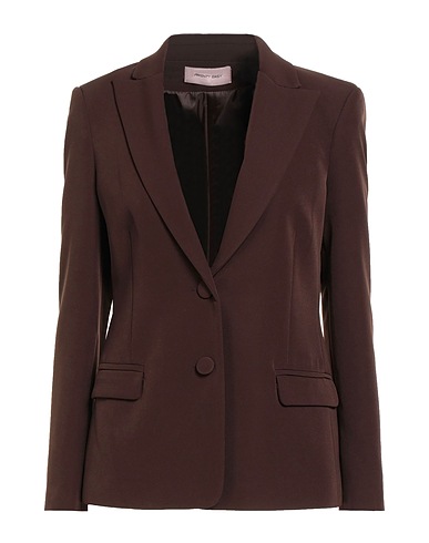 TWENTY EASY by KAOS Blazer Chocolate brown 88% Polyester, 12% Elastane