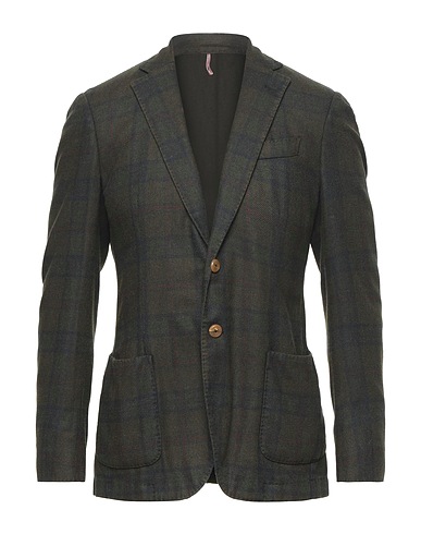 SANTANIELLO Blazer Military green 70% Wool, 30% Polyamide