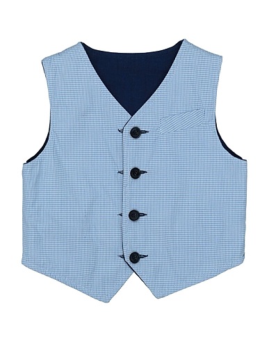 CARLO PIGNATELLI OUTSIDE Panciotto Blu 99% Cotone, 1% Poliammide