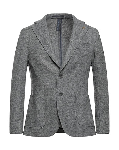 PAOLONI Blazer Midnight blue 53% Wool, 43% Polyester, 4% Polyamide