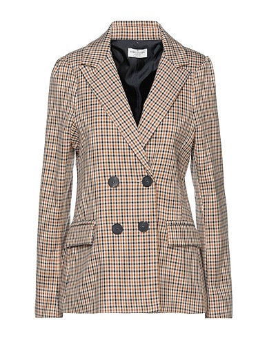 REBEL QUEEN by LIU •JO Blazer Beige 65% Polyester, 32% Viscose, 3% Elastane