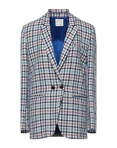FORTE_FORTE Giacca Blu 38% Lino, 34% Cotone, 25% Lana, 2% Poliammide, 1% Altre Fibre