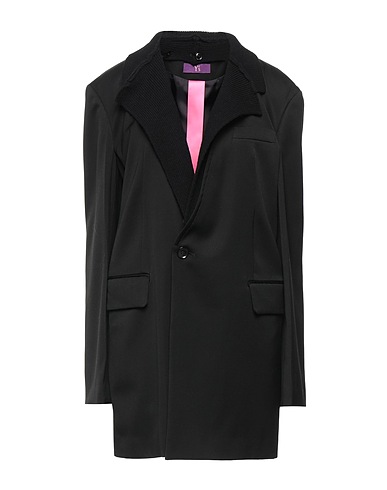 Y'S YOHJI YAMAMOTO Blazer Black 100% Wool, Nylon, Polyurethane, Other Fibres