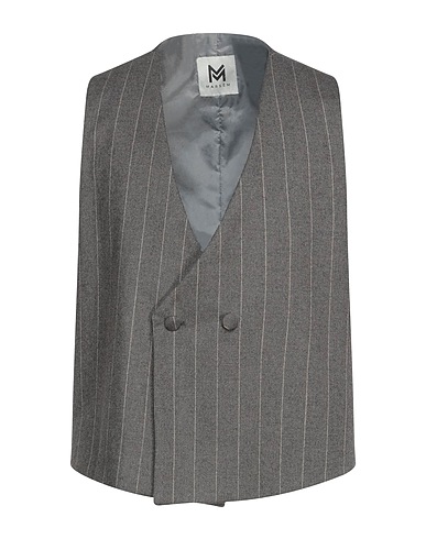 MARSĒM Waistcoat Grey 55% Cotton, 20% Polyester, 15% Wool, 10% Other Fibres