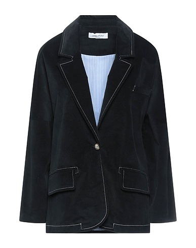TAREA STUDIO Blazer Black 95% Cotton, 5% Elastane