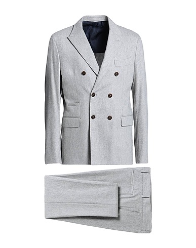 ELEVENTY Suits Light grey 90% Wool, 8% Cashmere, 2% Elastane, Polyester
