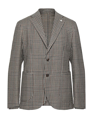 L.B.M. 1911 Blazer White 55% Virgin Wool, 45% Cotton
