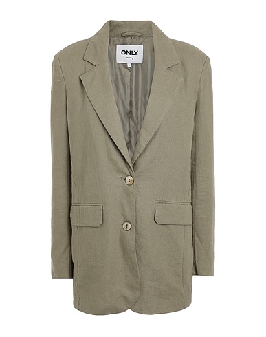 ONLY Giacca Khaki 55% Lino, 45% Viscosa