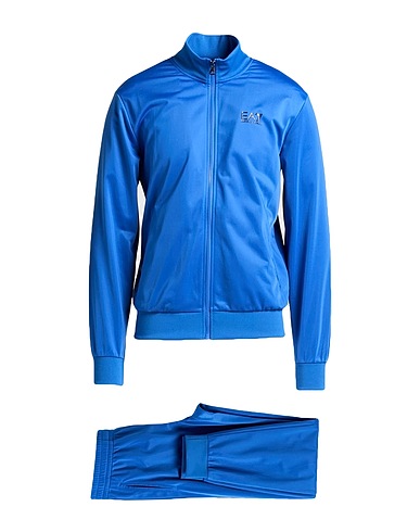 EA7 Tuta Sportiva Blu navy 100% Poliestere, Elastan