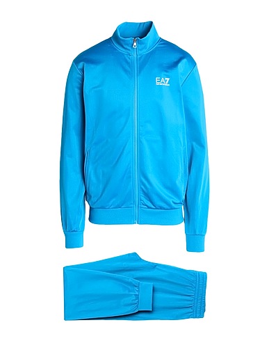 EA7 Combinaison sportive Bleu d'azur 100% Polyester, Élasthanne