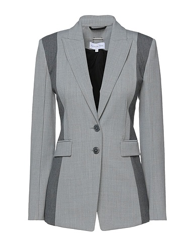PATRIZIA PEPE Blazer Light grey 53% Polyester, 43% Virgin Wool, 4% Elastane