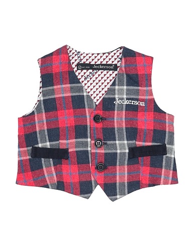 JECKERSON Waistcoat Red 100% Cotton