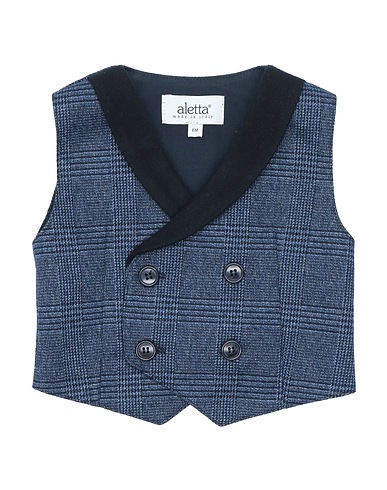 ALETTA Waistcoat Midnight blue 64% Polyester, 34% Viscose, 2% Elastane