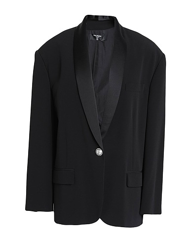 BALMAIN Blazer Black 100% Viscose
