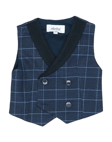 ALETTA Waistcoat Midnight blue 64% Polyester, 34% Viscose, 2% Elastane