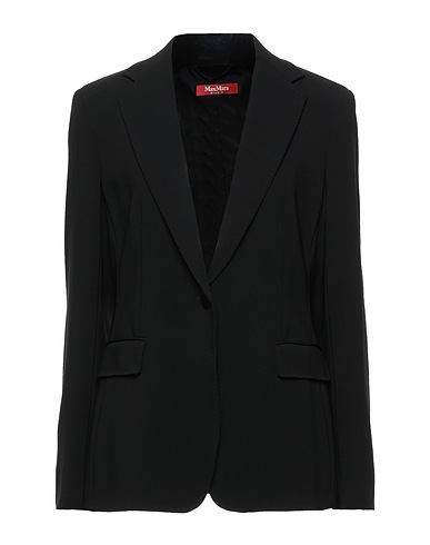 MAX MARA Blazer Black 71% Triacetate, 29% Polyester