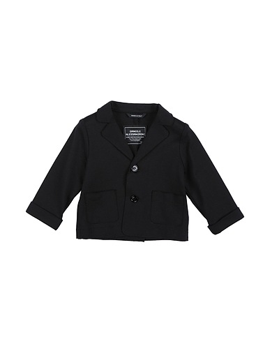 DANIELE ALESSANDRINI Blazer Black 65% Viscose, 30% Polyamide, 5% Elastane